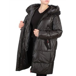 21-982 BLACK Куртка зимняя женская AIKESDFRS (200 гр. холлофайбера)