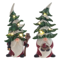 GAEM Фигурка декоративная "Лесной Гном" (посдвет, ААх2 н/п), L16 W12,5 H31 см, 2в.