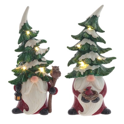 GAEM Фигурка декоративная "Лесной Гном" (посдвет, ААх2 н/п), L16 W12,5 H31 см, 2в.