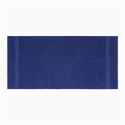 Полотенце махровое с бордюром 70х140 см, DARK BLUE, хлопок 100%, 440г/м2