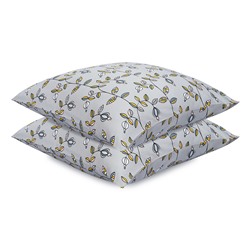 Набор наволочек "Ягоды тайги" из премиального сатина из коллекции Russian North, 70х70 см