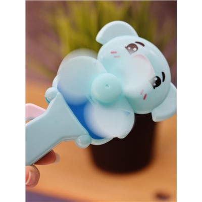 Портативный механический ручной вентилятор «Piglet», mix, шоу-бокс 24 шт.