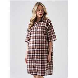 Женский халат "Комфорт" 2373-К / Коричневый