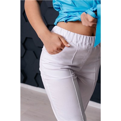 Брюки медицинские женские 1-17-04-0 / ADVA Белые (0F)