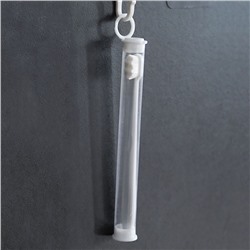 Зубная щетка с волнистой головкой белая в трубке, 1 шт