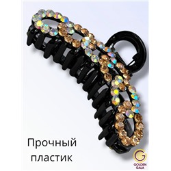 Заколка-краб для волос со стразами  КР14 тип 2