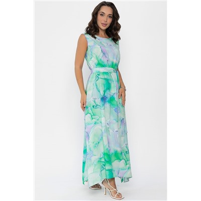 Платье Иниша (зеленое) П14072-4М