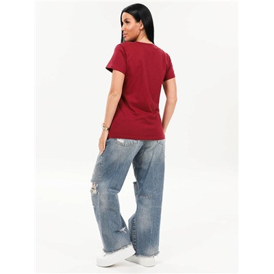 Футболка Поликсена бордовый ИвК