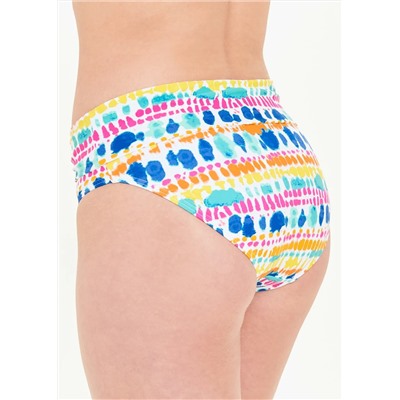 Tie Dye Fold Over Bikini Briefs