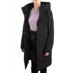 21-972 BLACK Пальто зимнее женское AIKESDFRS