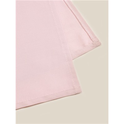 Простыня на резинке SL Home Modal 140×200+30 см, розовая