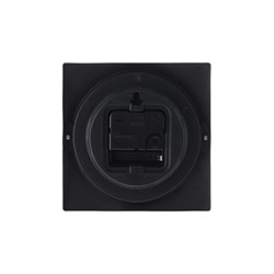 Часы настенные для кухни «Фрукты», для дома и дачи, 15×15 см, d=13 см, чёрные