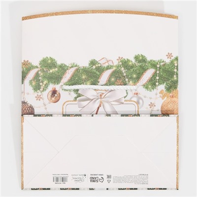 Пакет - коробка подарочный новогодний «Подарок для тебя», 23×18×11 см