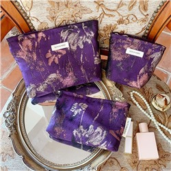 Capacious handheld cosmetic bag, storage system, wallet, organizer bag, high-quality style