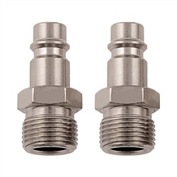 Ниппель универсальный быстросъемный ("папа") 3/8, внешняя резьба, 2 шт, Stels