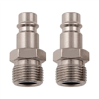 Ниппель универсальный быстросъемный ("папа") 3/8, внешняя резьба, 2 шт, Stels