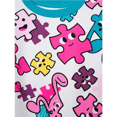 Комплект для девочки: толстовка, брюки