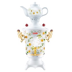 Самовар KELLI-1478 электр 2300Вт обьем 4,0л керамический заварник 0,9л (4) оптом