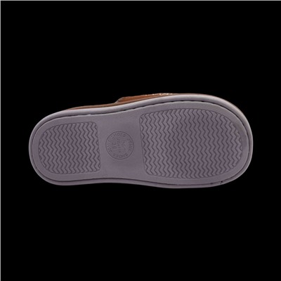 Тапочки меховые 10334 коричневые