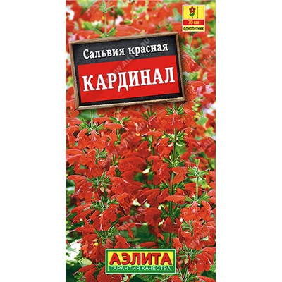 1588 Сальвия Кардинал ярко красная 0,1гр