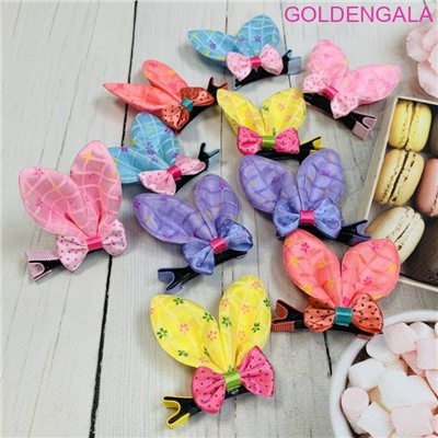 Зажим для волос детский "Уточка с ушками" 5 см УТ4 тип 1