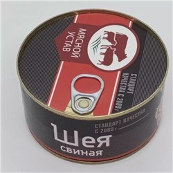 Мясной Устав Шея Свиная СТО 325гр.ж/б
