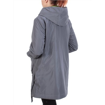 2192 DK. GRAY Пальто демисезонное женское Parten (50 гр. синтепон)