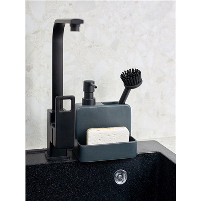 Набор губок для посуды из целлюлозы и кокосового волокна Eco Sponge, белые, 6 шт.