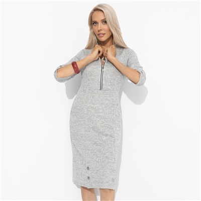 Платье с карманами, Платье, которое говорит за тебя (серое)
