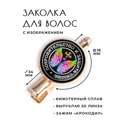 HZF-0055 Заколка Покровительство и защита свыше