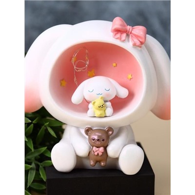 Kопилка - ночник «Plush friends», pink (14,5 см), пластик