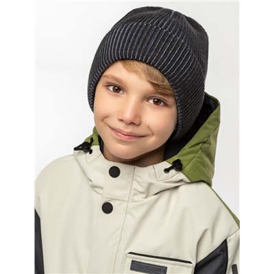Шапка для мальчика NIKASTYLE 11м11125 Черный джинс