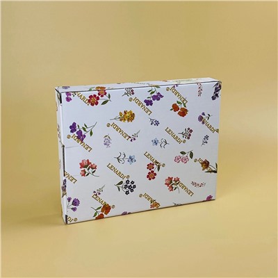 109-243 Овальное блюдо 22х17х3см КРОКУС ЗОЛОТО в под.уп.(х24)Фарфор