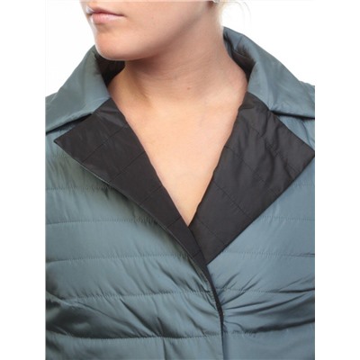 BM10301 GRAY/TURQUOISE Куртка демисезонная женская (50 гр. синтепон)