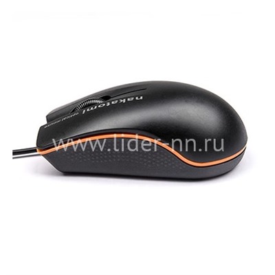Мышь проводная NAKATOMI Navigator Optical MON-03U 3 кнопки (черная)