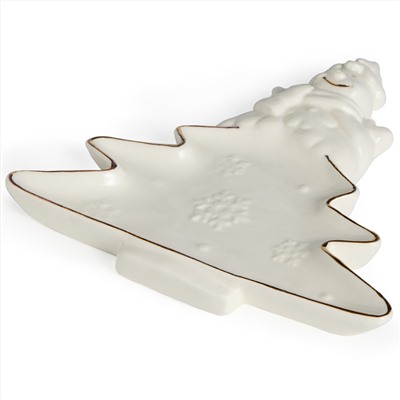 БЛЮДО СЕРВИРОВОЧНОЕ "ЕЛКА" 18,5*9*2,2 СМ