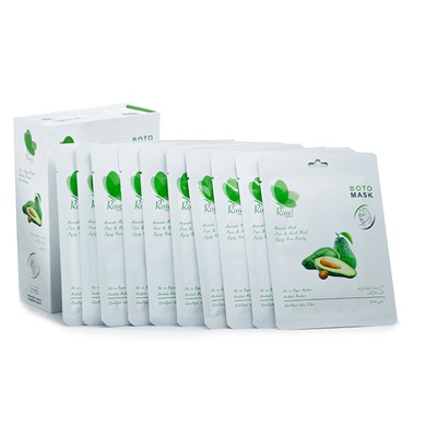 Маска + крем для лица, шеи и зоны декольте Rosel Cosmetics Avocado Mask 36 + 6 g