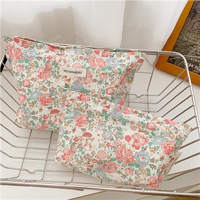Fresh cute capacious cosmetic bag, cloth bag, storage system, shoulder bag, small clutch bag