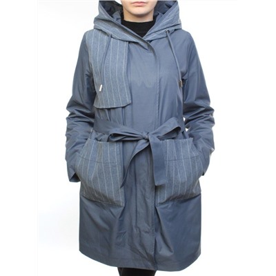 9016 GRAY/BLUE Ветровка женская (60% полиэстер, 40% хлопок)