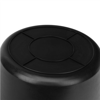 Таз круглый строительный, черный, 30 л, Сибртех