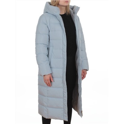 2037 LT. BLUE Пальто зимнее женское (200 гр. холлофайбер)