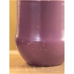 УЦЕНКА Свеча вотивная в металлической баночке, 100 г, лаванда, лимон