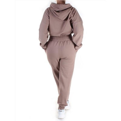 Y294 BROWN Спортивный костюм женский (100% хлопок)
