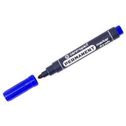 Маркер перманентный Centropen "8510" синий, пулевидный, 2,5мм, устойчив к высыханию