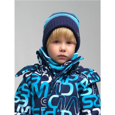 Комплект для мальчика: шапка, снуд