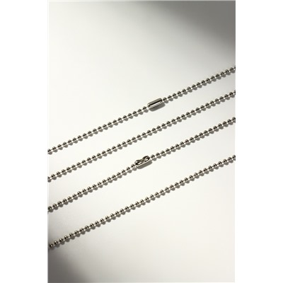 Кулоны парные на цепочке «Радуга в сердце», 45 см, цветные в серебре