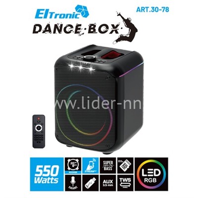 Колонка 08" (30-78 DANCE BOX 550) динамик 1шт/8" ELTRONIC с TWS