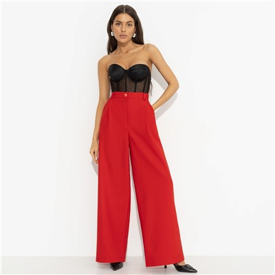 Брюки с карманами, Легкой походкой (red)