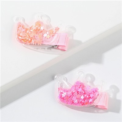 Заколки для волос Princess, шейкер, 2 шт.