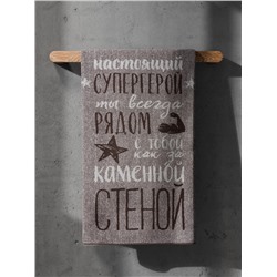 Полотенце махровое Этель «Супергерой», 50×90 см, 100% хлопок, 420 г/м²